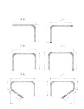 Blank Bent Coils Drawing Drawing