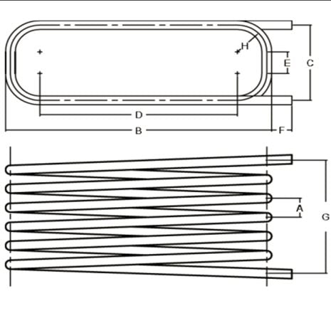 Rectangular Box Coil 1-1/2